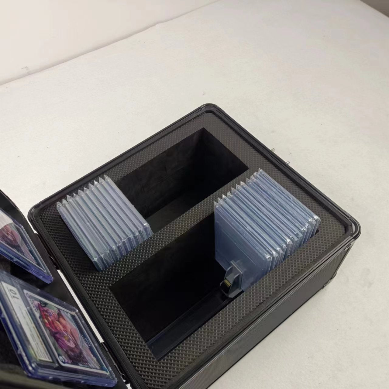 EVORETRO Aluminum Graded Card Storage Box, TSA Lock