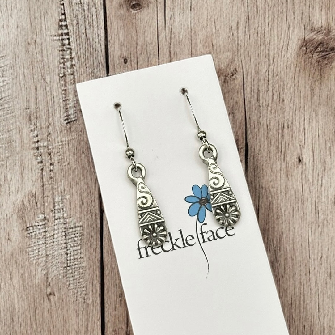 Detailed Drop Earrings