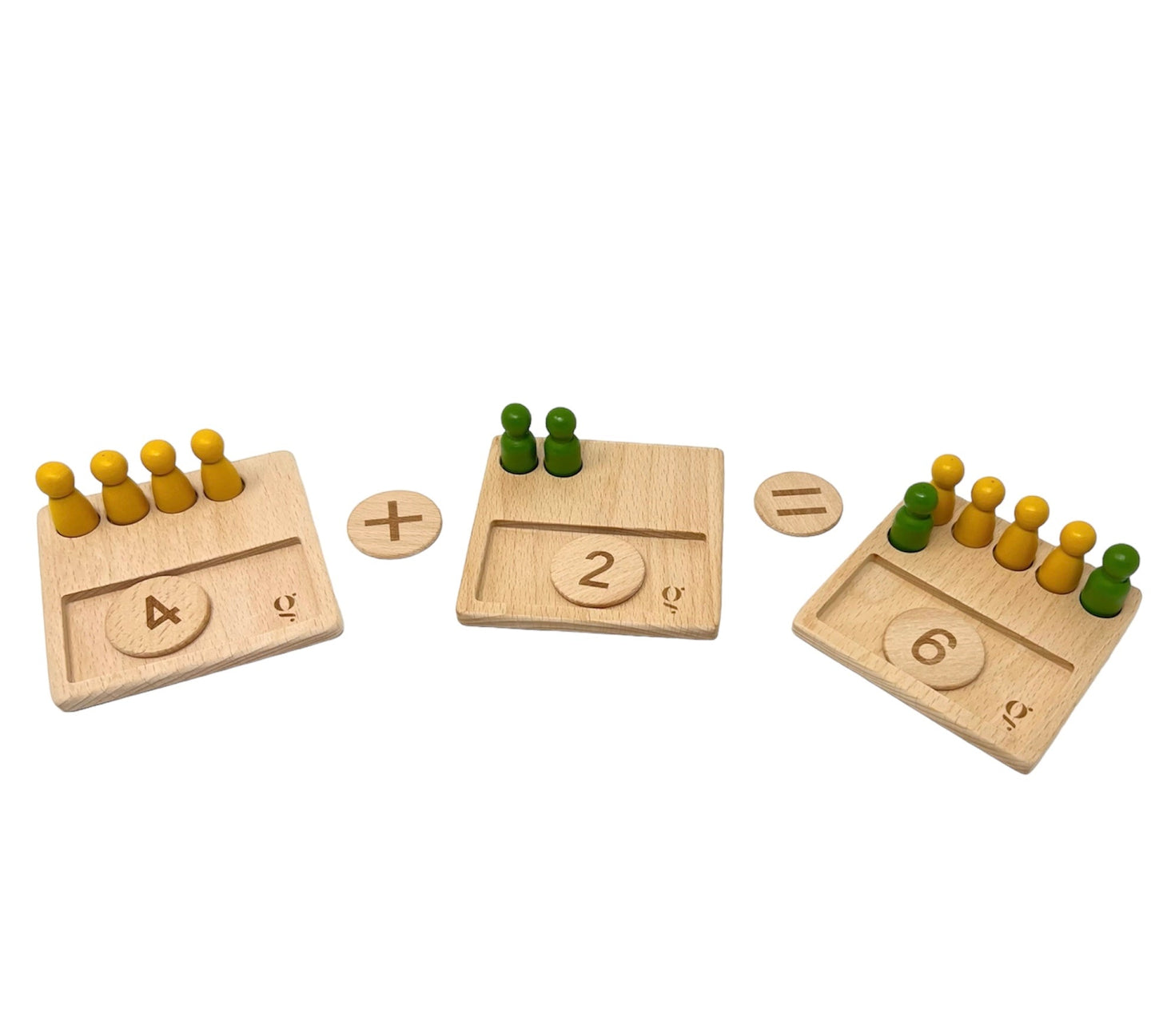 Wooden Math Counting Game | Ten Frame Math Game | Math Puzzle