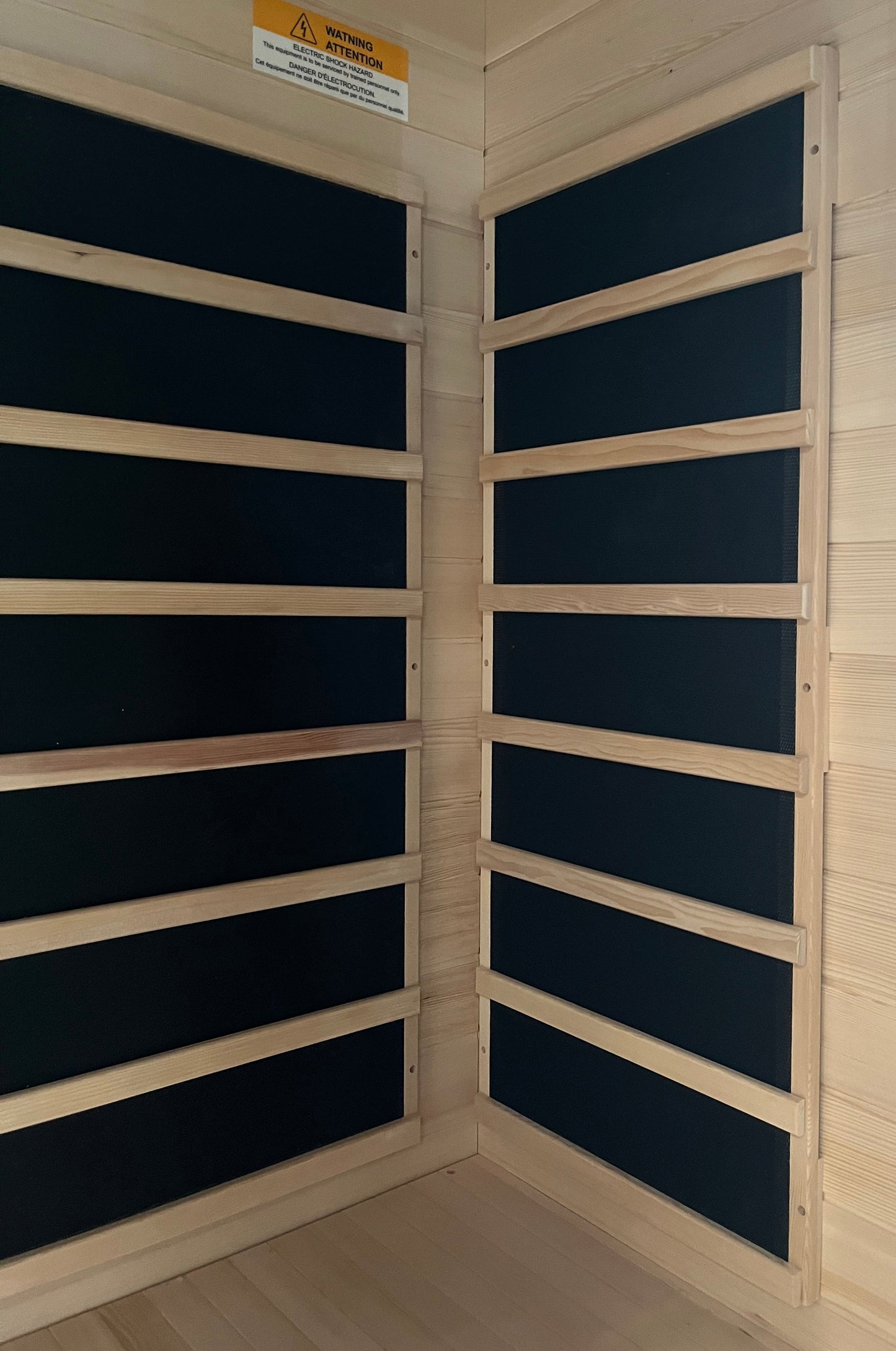 Blisspod | Vienna | Far Infrared Sauna Canadian Hemlock Very Low EMF Sauna, 4 Heaters – 2 Persons