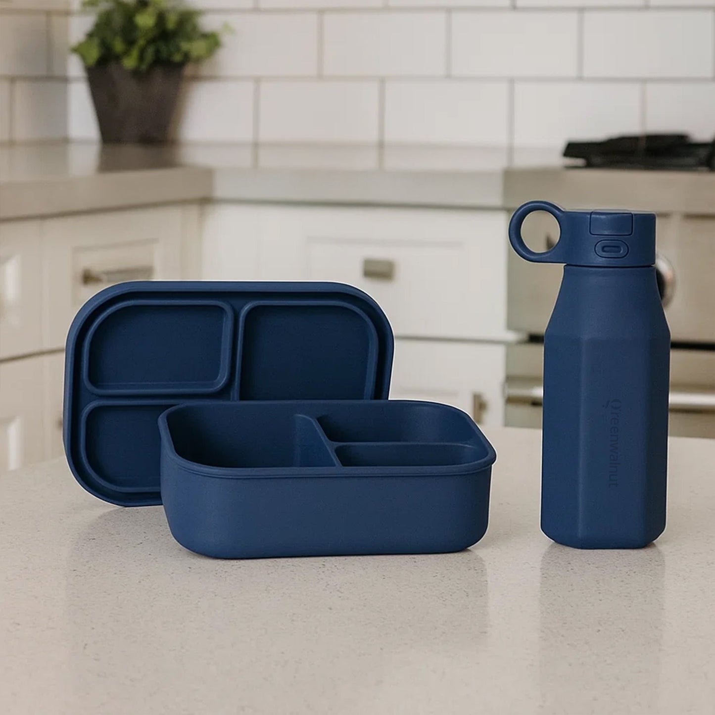 Silicone Bento Box & Silicone Bottle