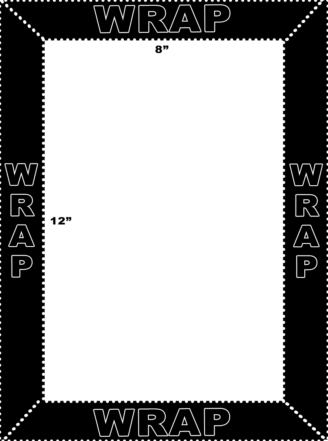 Custom Portrait Photo Canvas