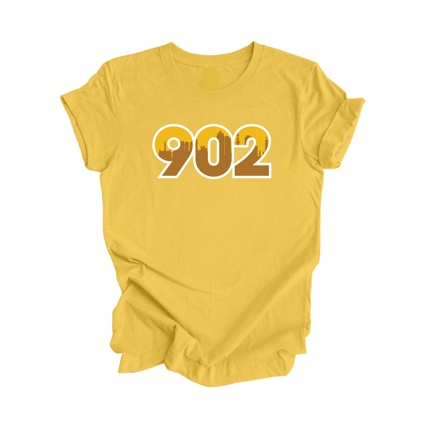 902 Halifax Nova Scotia Prince Edward Island Canada Area Code City Skyline Gift - Unisex T-Shirt - Inspired X