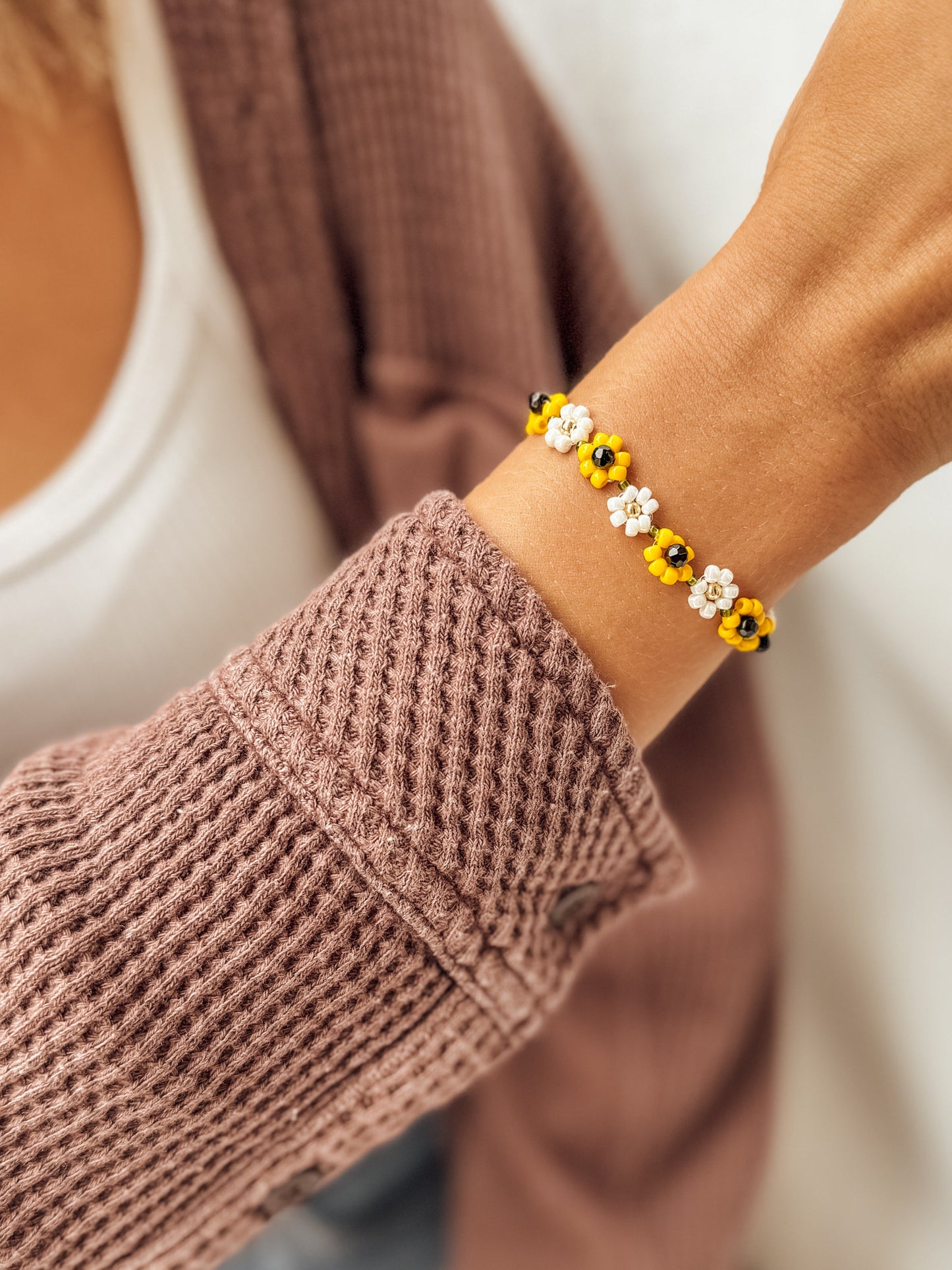 The Golden Grove Sunflower bracelets🌻