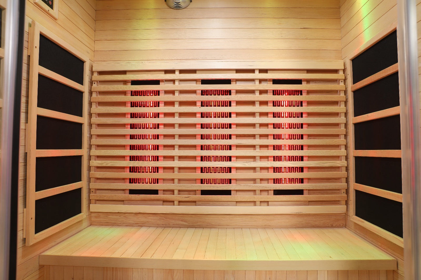 Blisspod | Venetian | Full Spectrum Indoor Premium Canadian Hemlock Ultra Low EMF Sauna, 11 Heaters & Chromotherapy– 3 Person