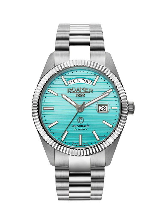 Roamer Primeline Daydate II Men's 42 mm Automatic Watch