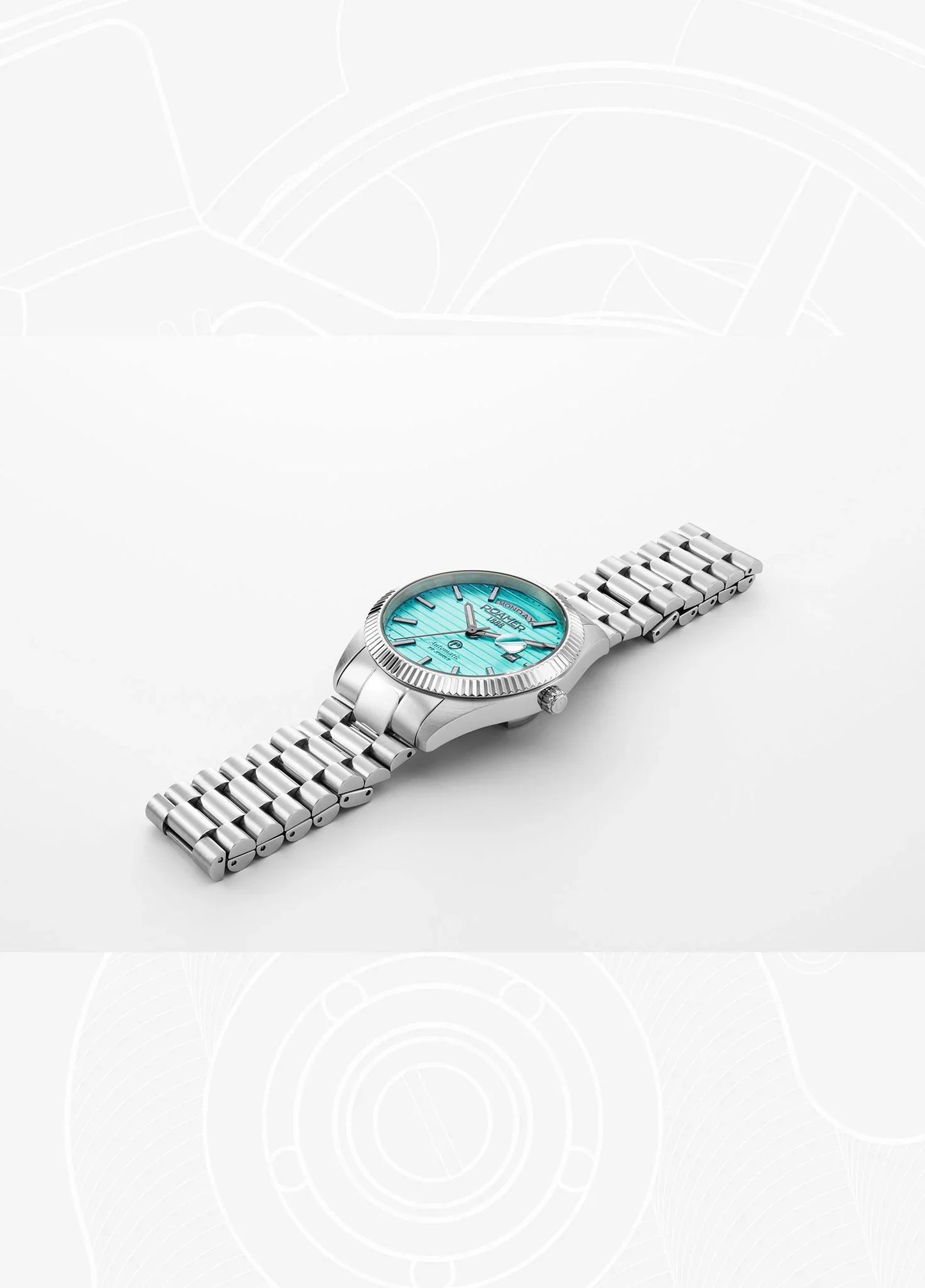 Roamer Primeline Daydate II Men's 42 mm Automatic Watch