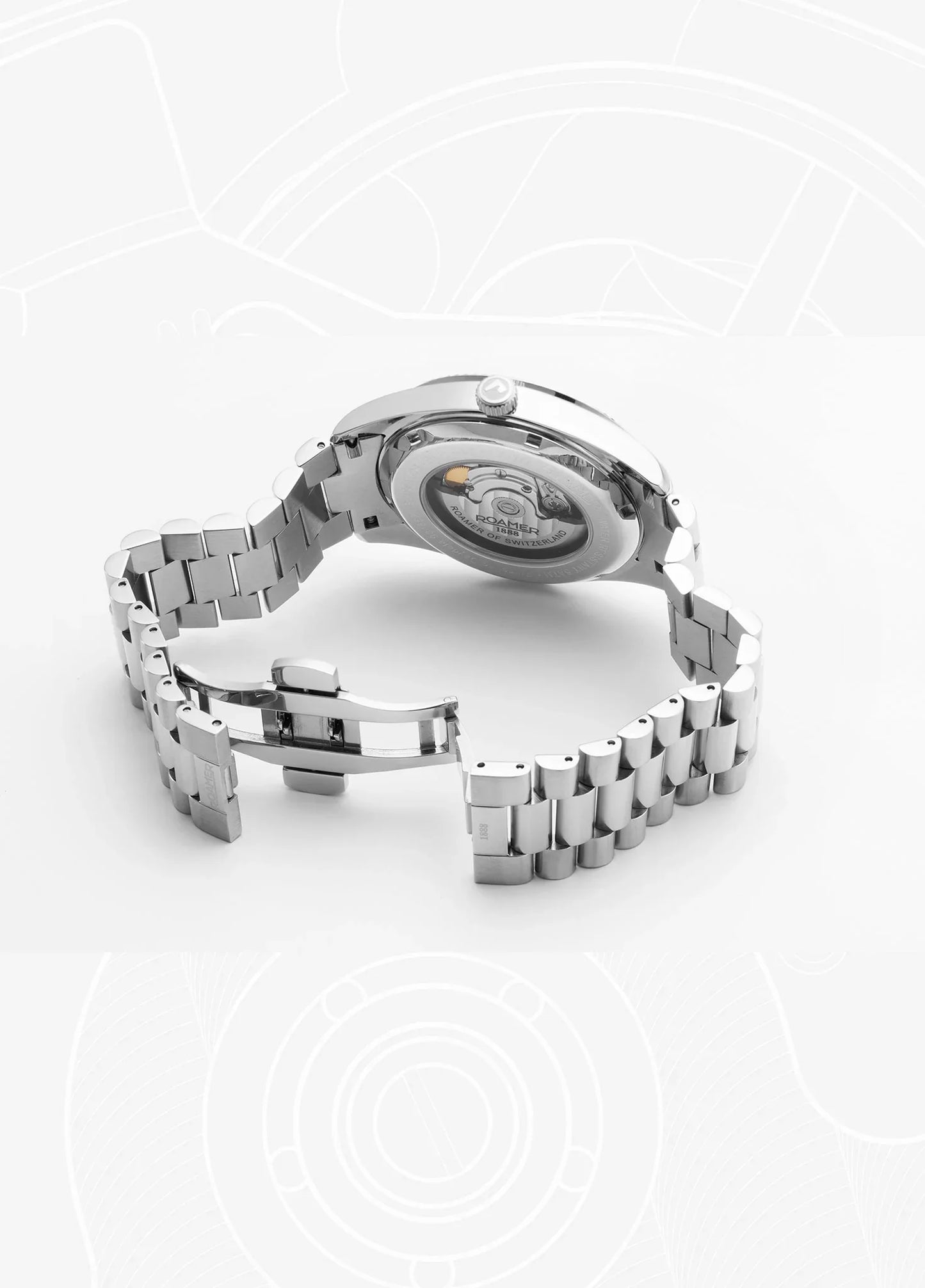 Roamer Primeline Daydate II Men's 42 mm Automatic Watch