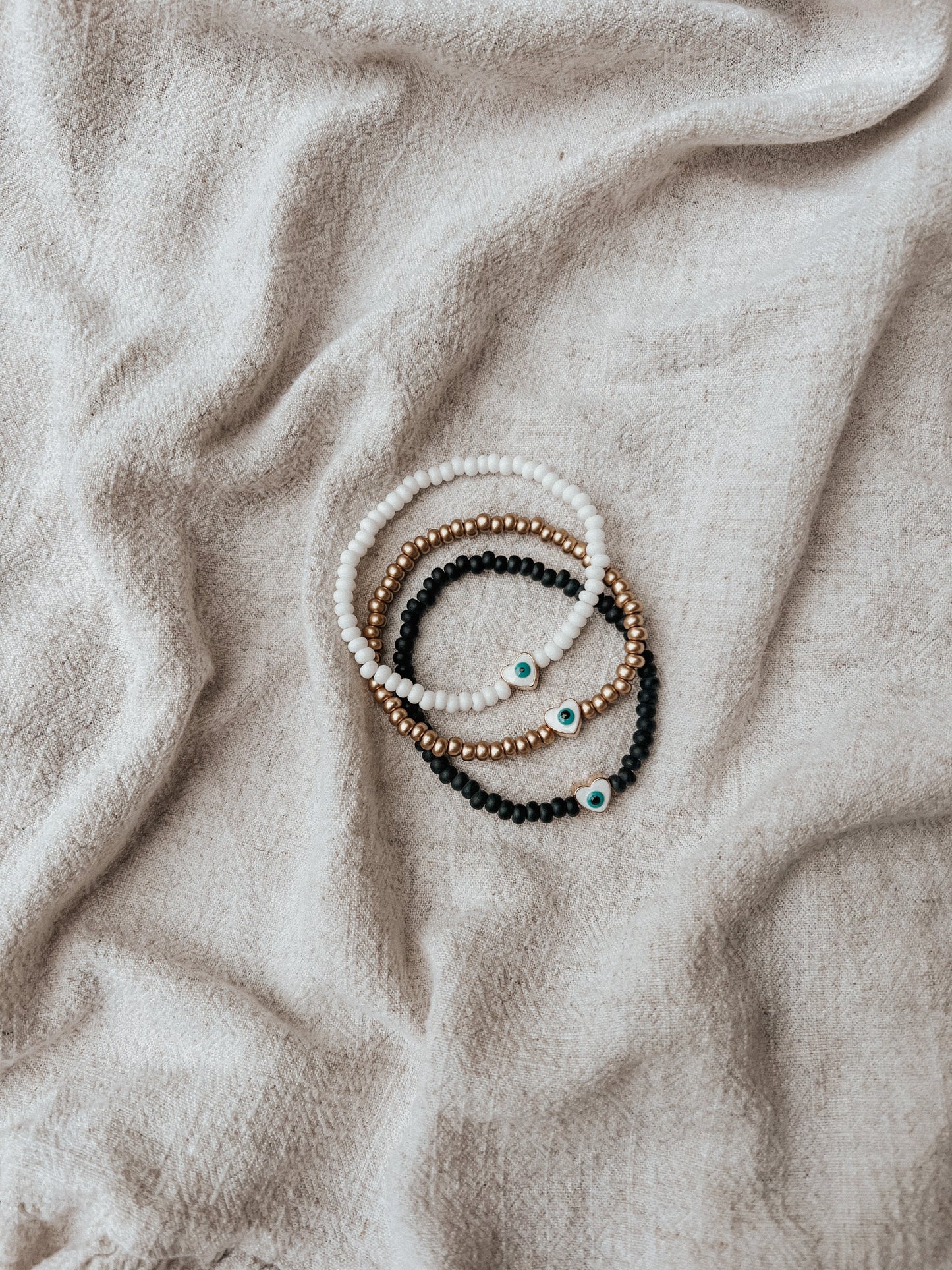 The Evil Eye Heart Bracelet