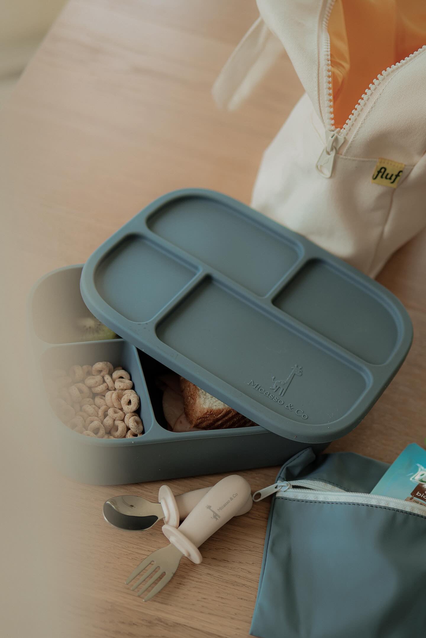 Boîte à lunch bento en silicone