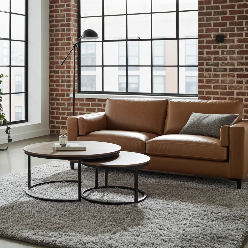 Tables à Café gigogne en bois d'Acacia (Naturel)