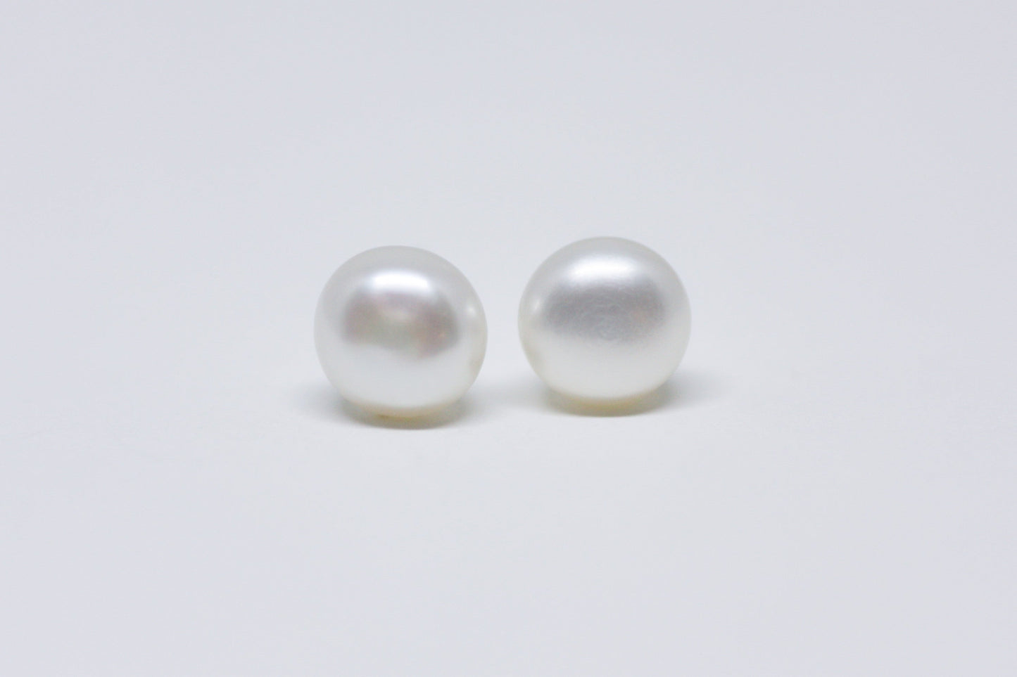 White Pearl Stud Earrings 5mm