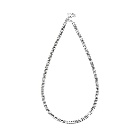 ABRAFO: Chunky Chain in Silver for Women or Men