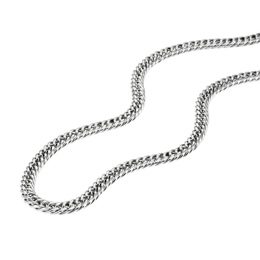 ABRAFO: Chunky Chain in Silver for Women or Men
