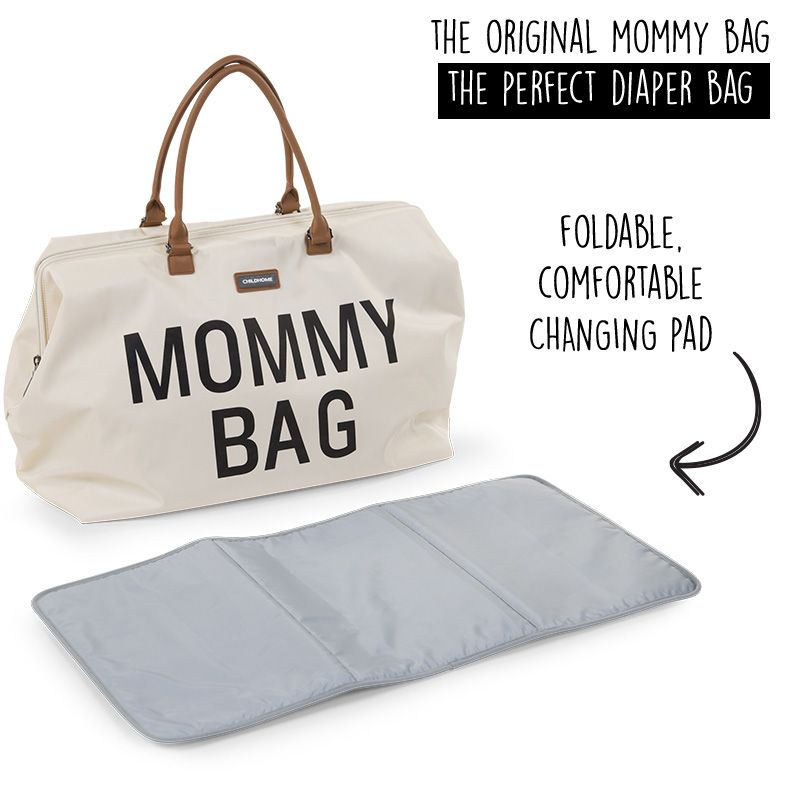 Serene & Stylish Off-White Mommy Bag