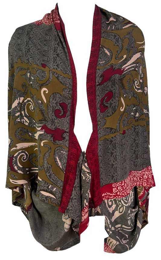 PRC6953 Avatar Pure Silk Shrug