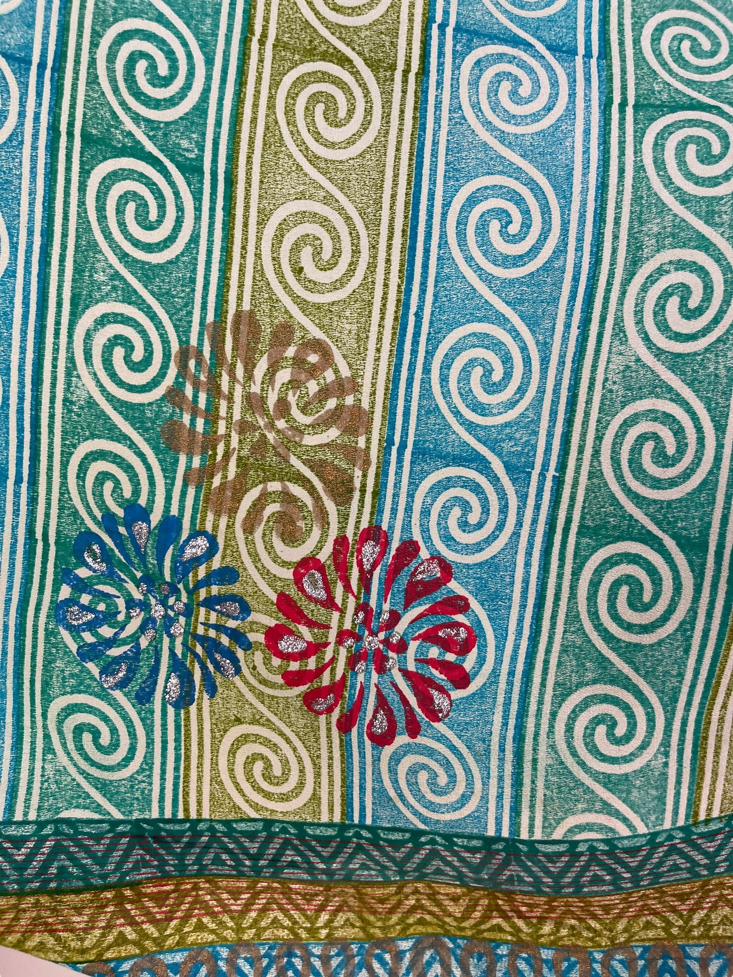 PRC6537 Avatar Pure Silk Kimono-Sleeved Top