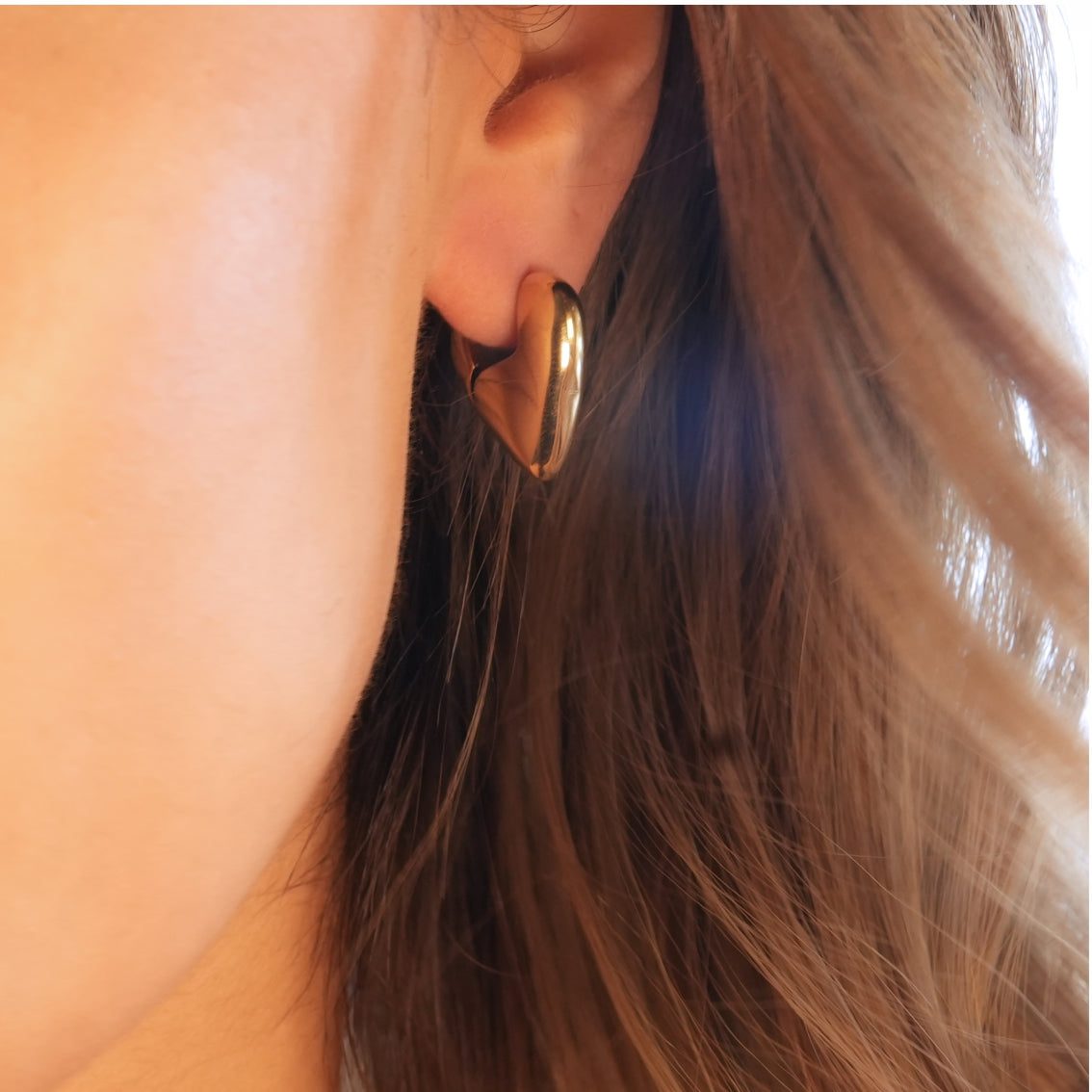 ALPERTON: A Symbol of Everlasting Love - Abstract Heart Shaped Mini Earrings