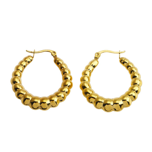 ANYA 72201G Croissant Hoops Gold