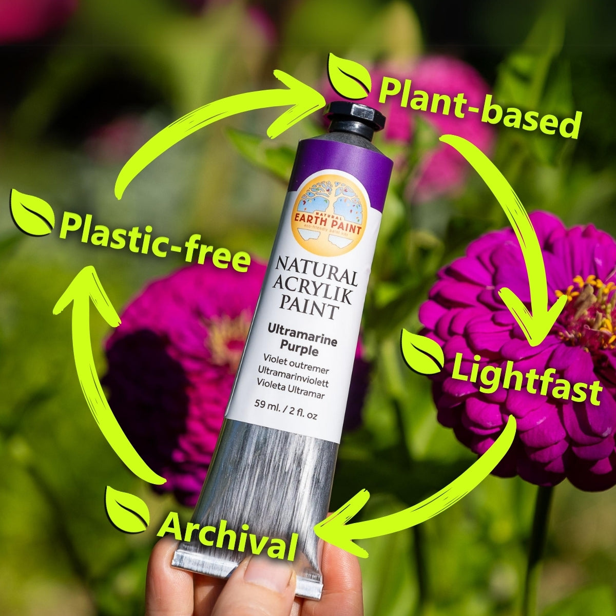 Natural Acrylik Paint™ - 59ml (2 oz.) Individual Tubes