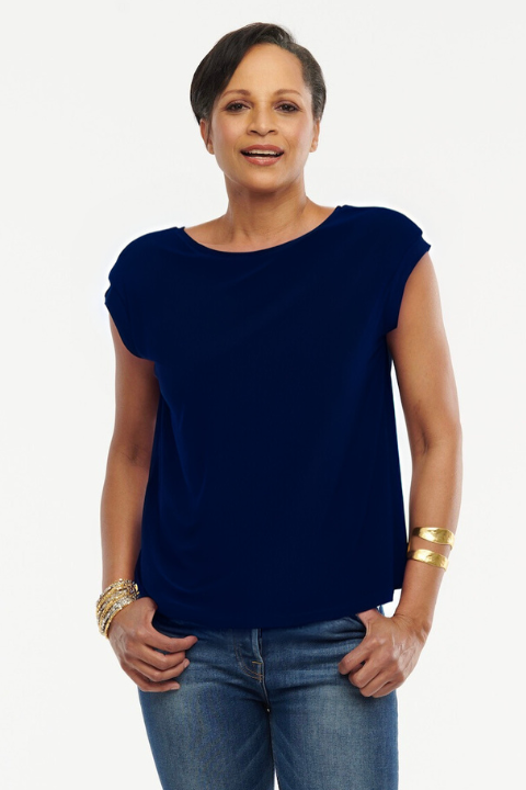 Ada Reversible Top – Wrinkle-Free Jersey Knit