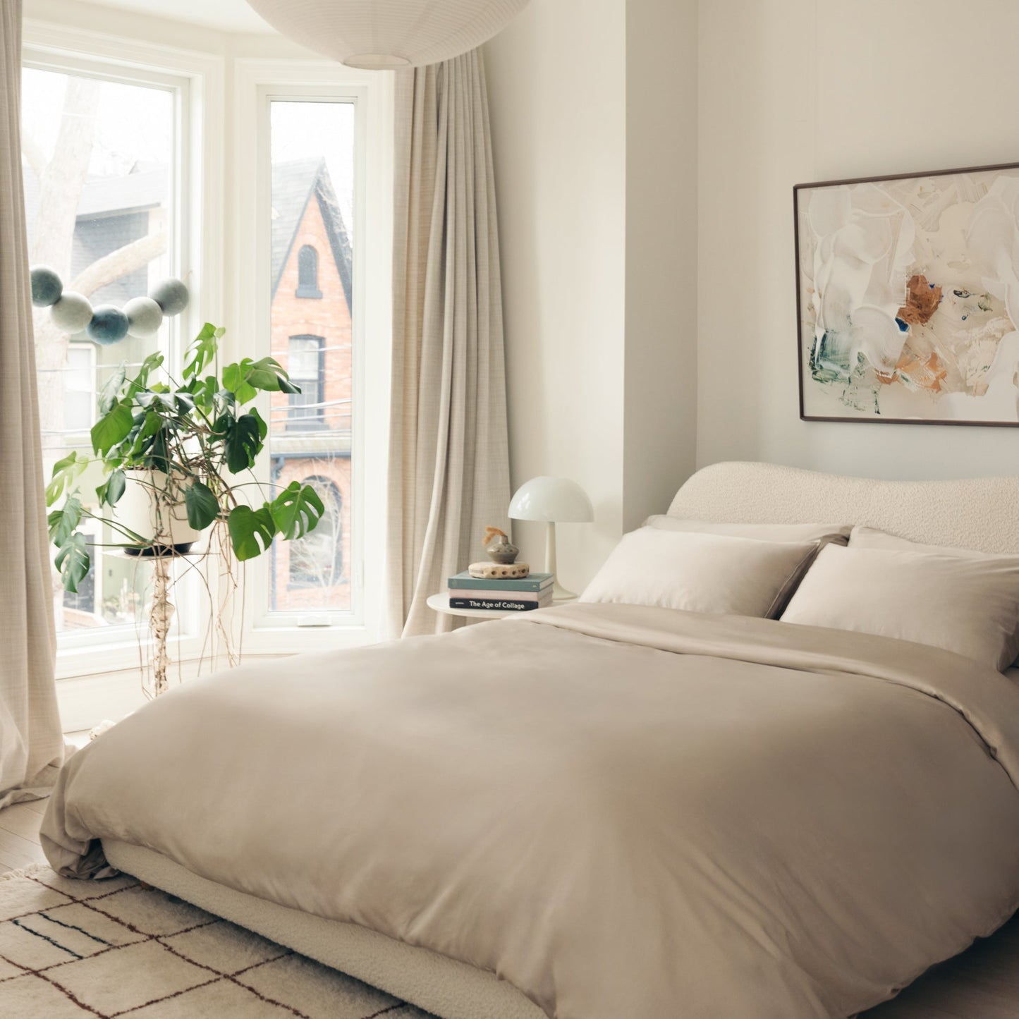 Organic Bamboo Sateen Bed Sheet Set