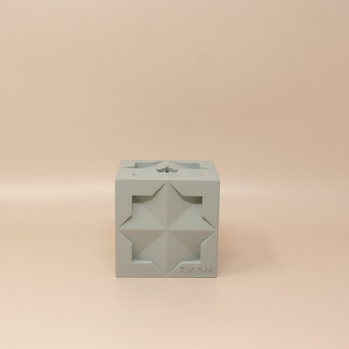 Islamic Geometric Base/Candle Holder - Cube