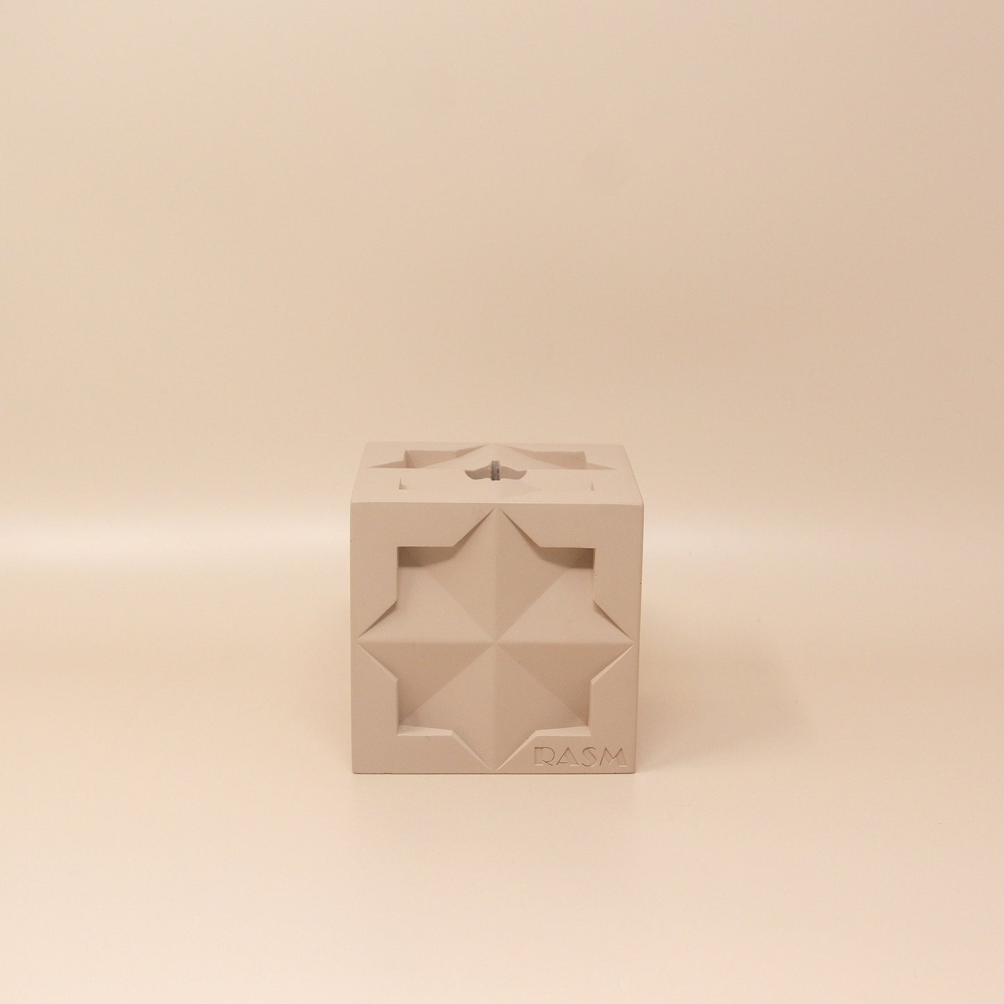 Islamic Geometric Base/Candle Holder - Cube