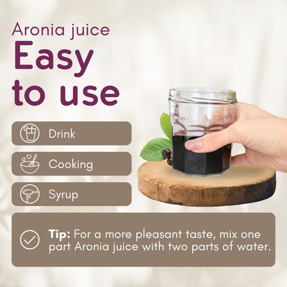 Organic Aronia Juice 23.7 Fl Oz (700 ml)