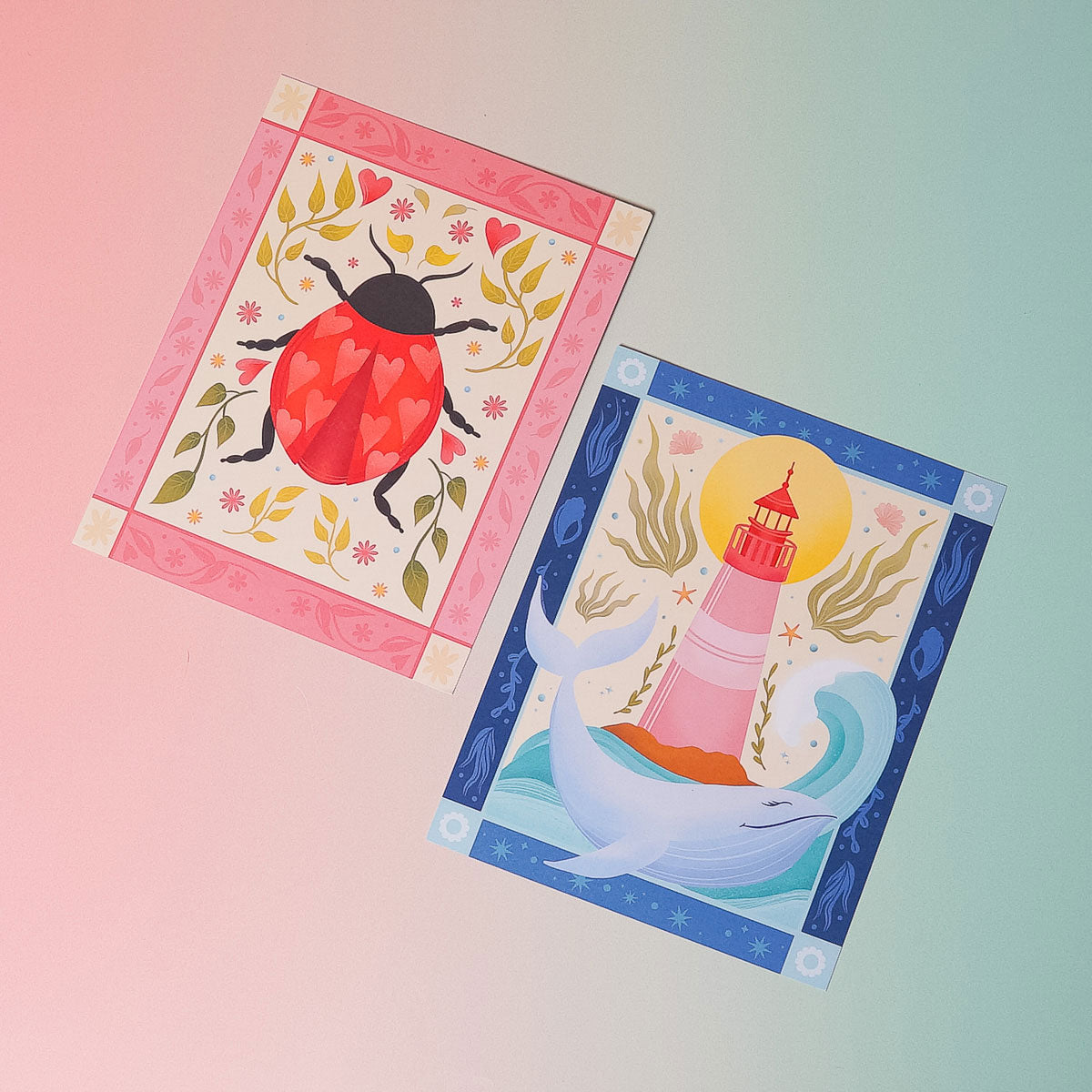 Ladybug Art Print (7"x9")