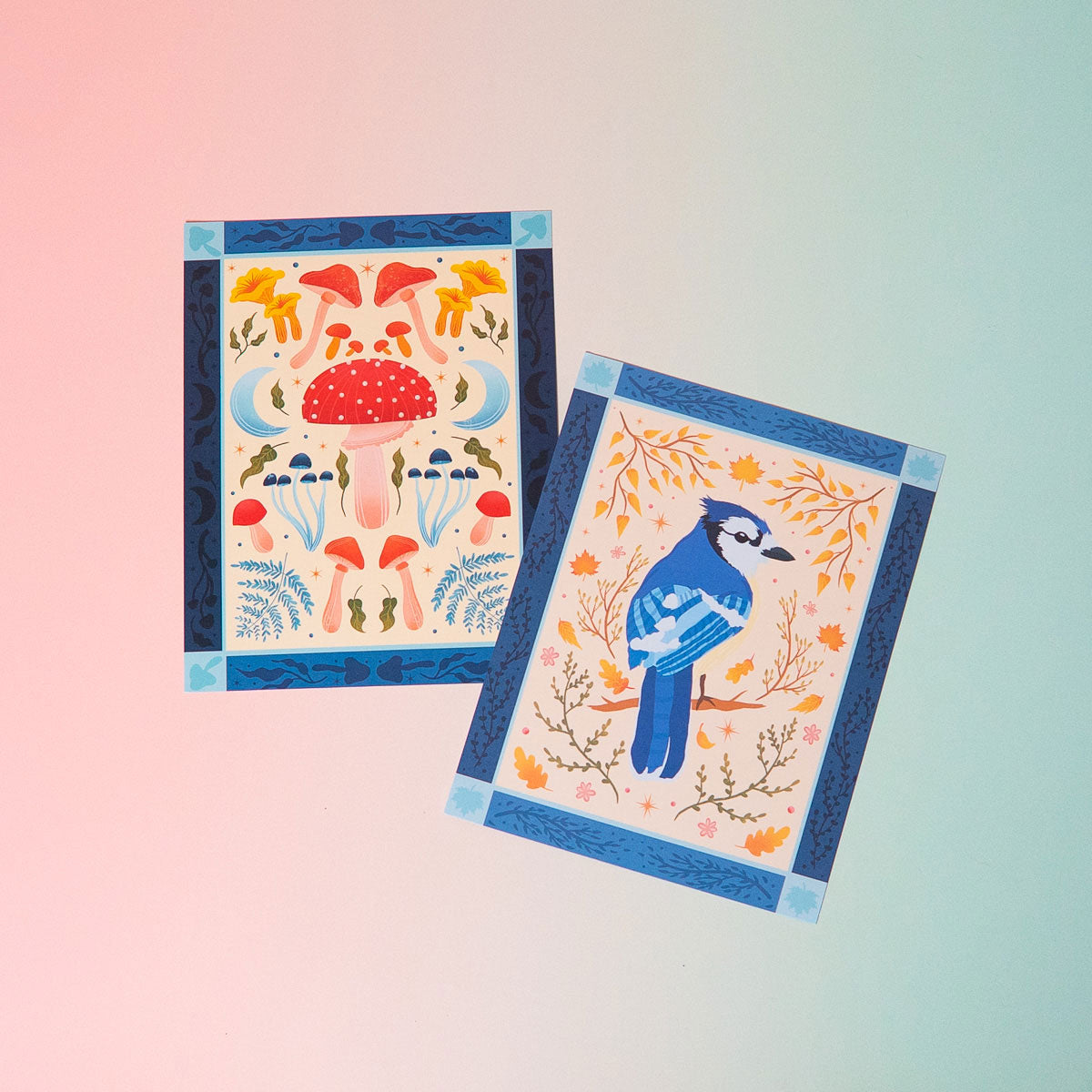 Mushroom Art Print (7"x9")