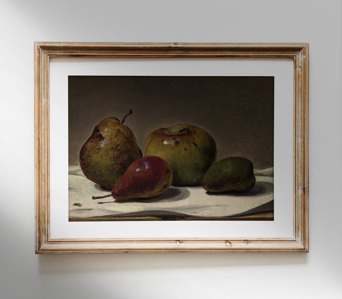 Vintage Moody Still Life Fruit Art Print L0150