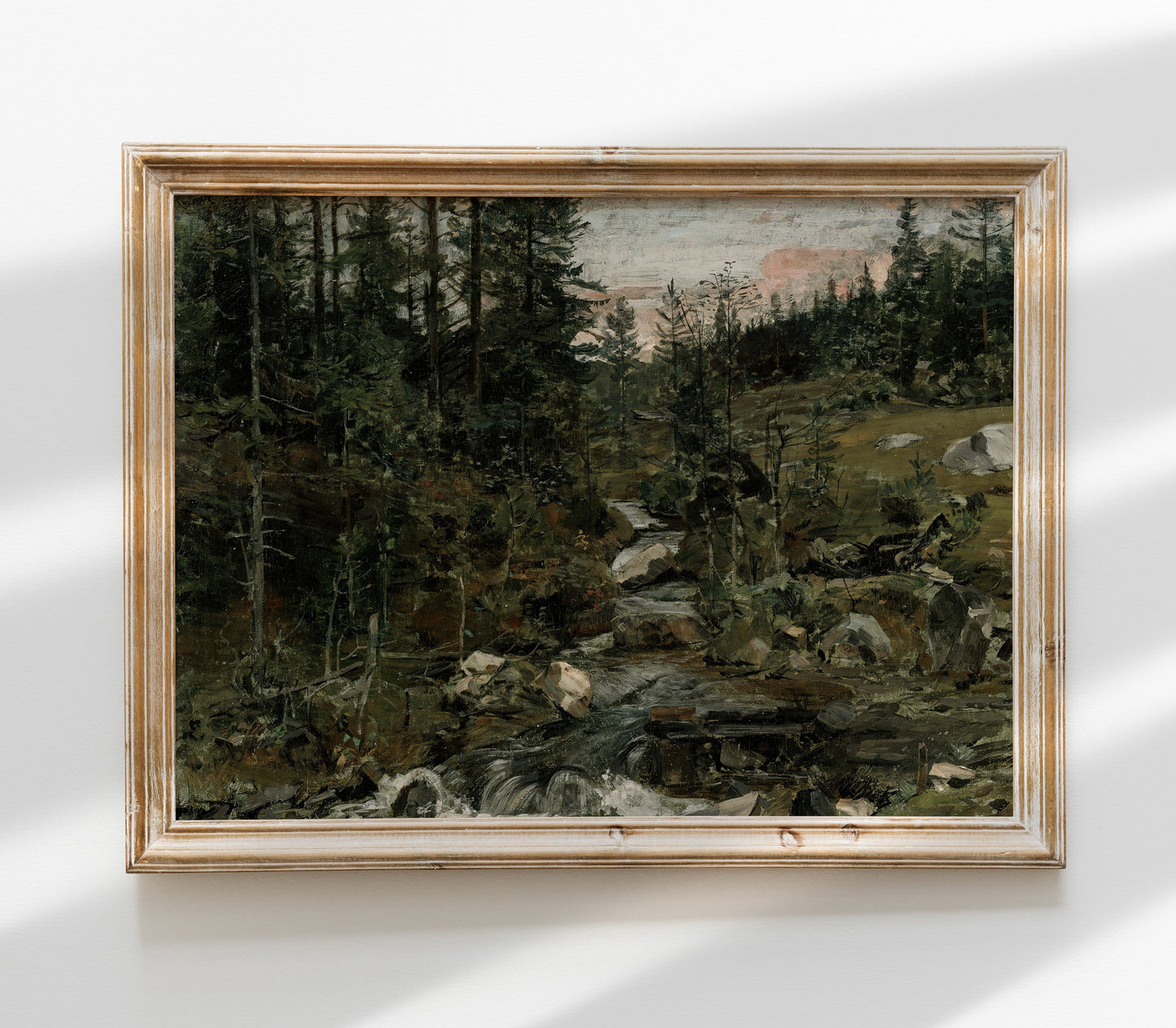 Vintage Moody Landscape Art Print L0122