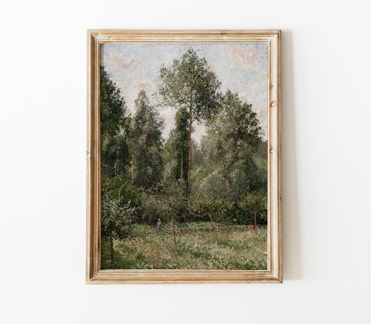 Vintage Tree Landscape Art Print L0192