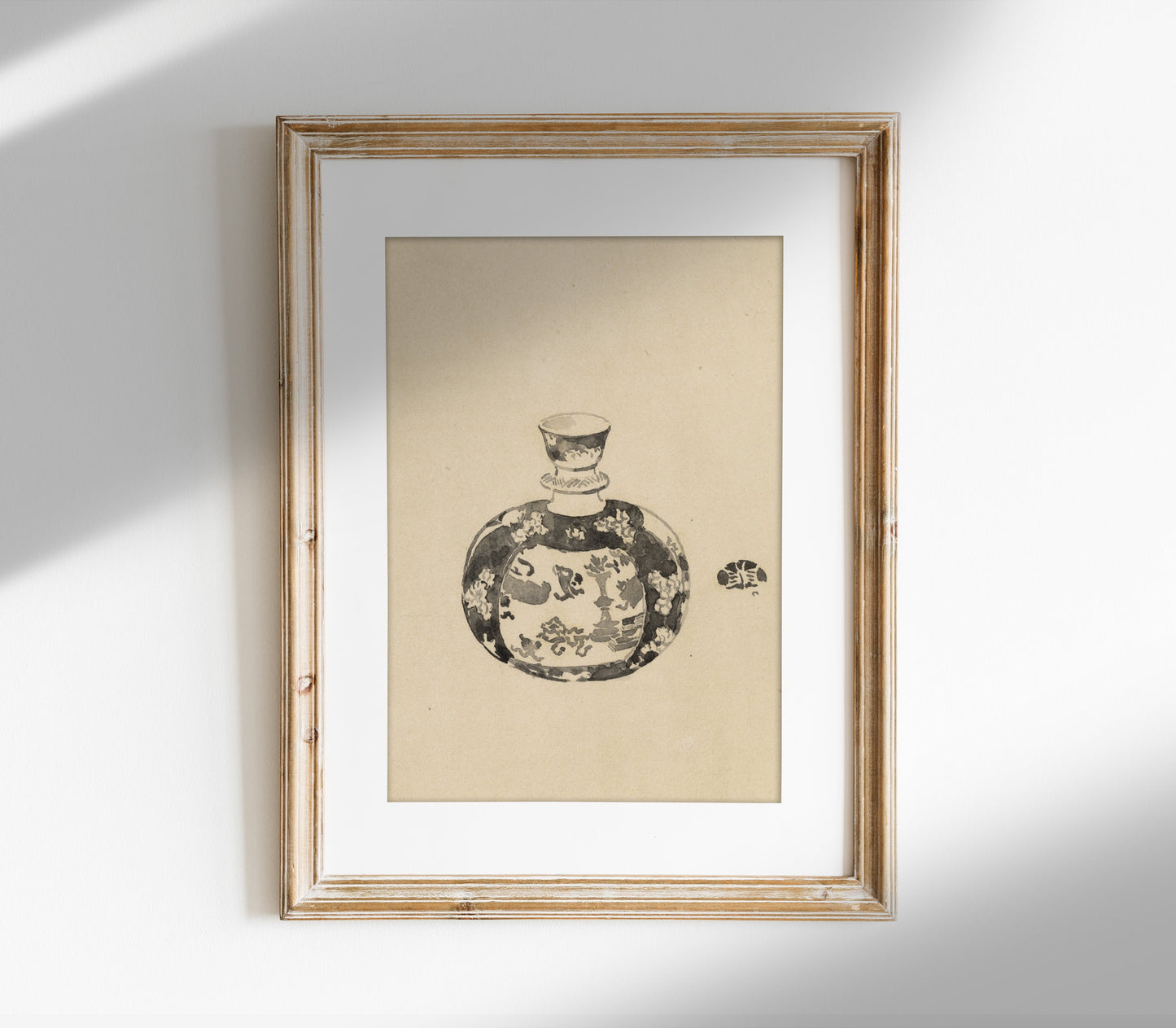 Vintage Jar with Lid II Art Print SK0151