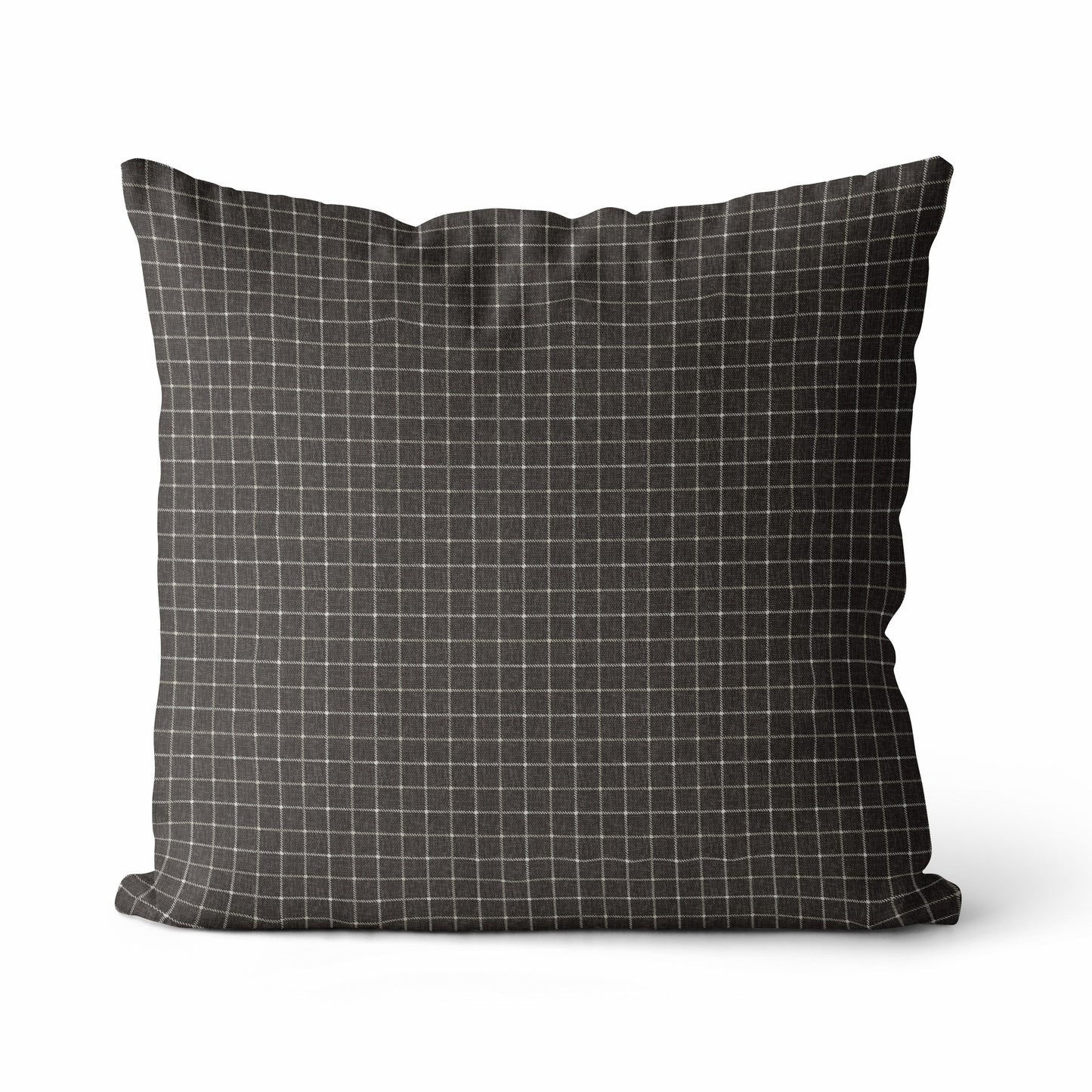 Theron | Grey Gridlock Pillow Cover