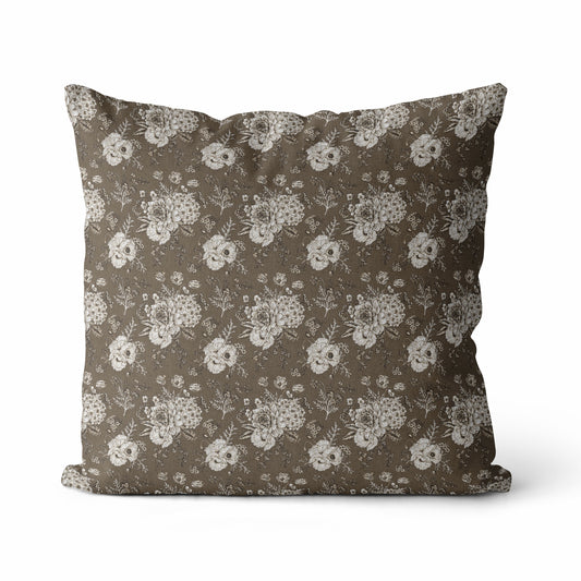 Elysia | Vintage Floral Pillow Cover