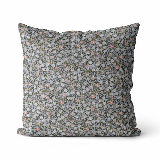 Sophia | Blue Floral Pillow Cover