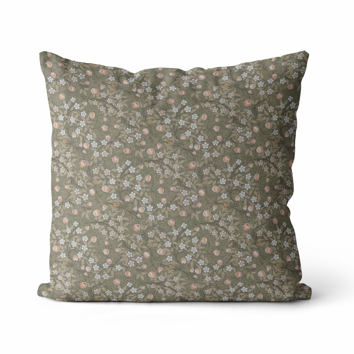Isla | Green Floral Pillow Cover
