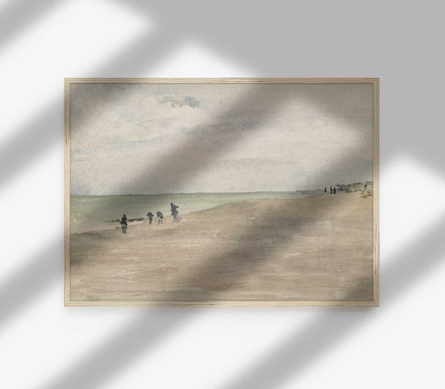 Vintage Nautical Landscape Art Print L0108