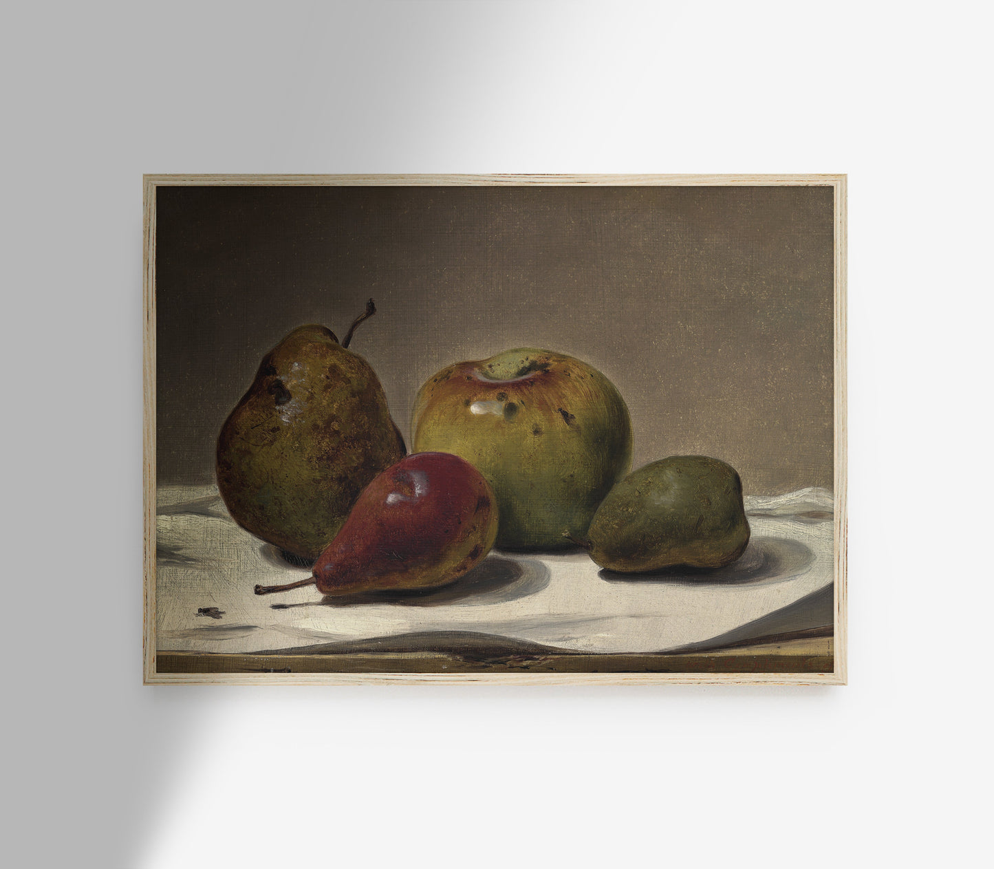 Vintage Moody Still Life Fruit Art Print L0150