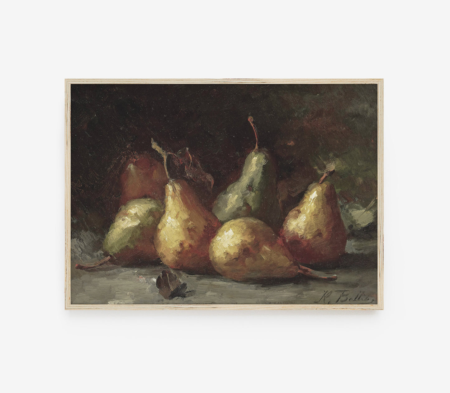 Vintage Moody Fruit Art Print S0149