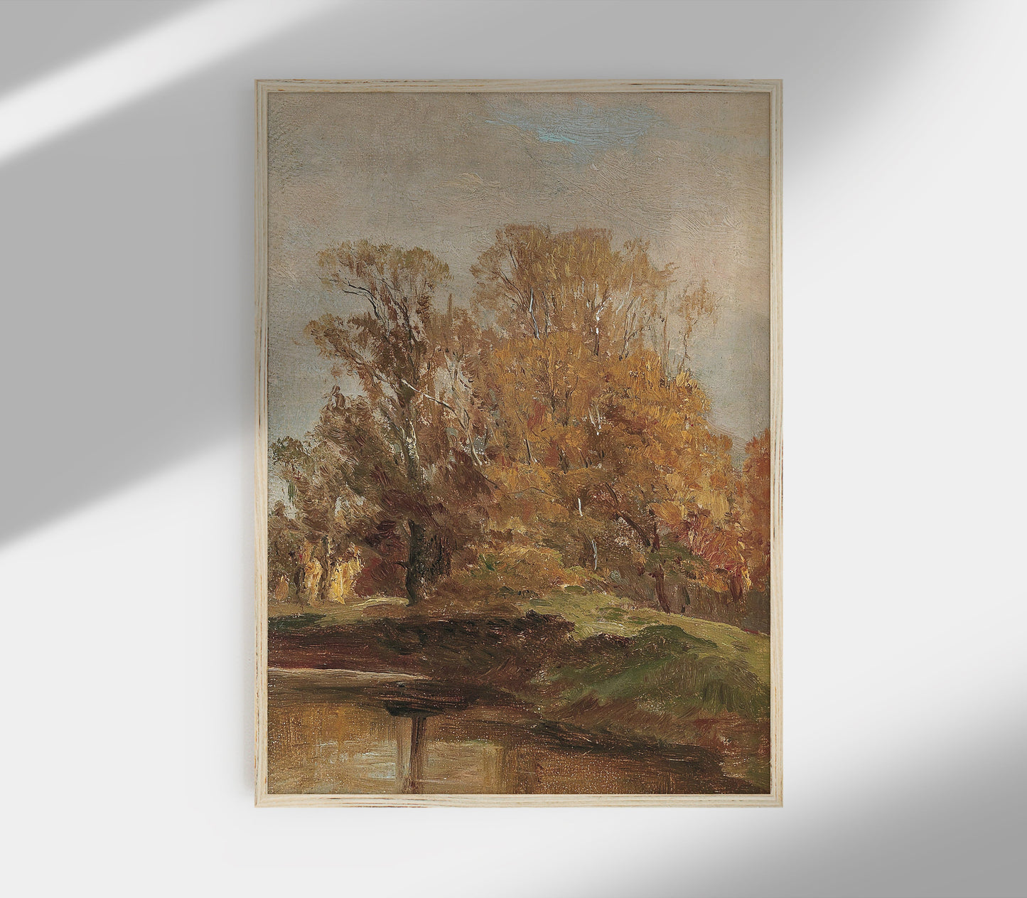 Autumn Vintage Field Landscape Art Print L0191