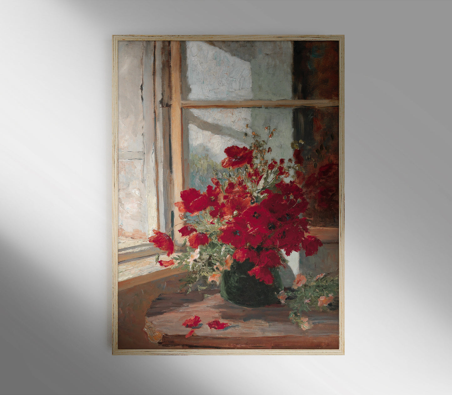 Vintage Florals in Vase Art Print L0194
