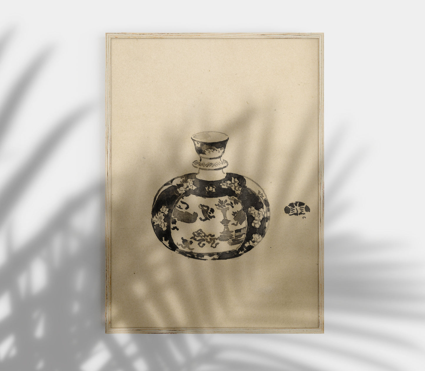 Vintage Jar with Lid II Art Print SK0151
