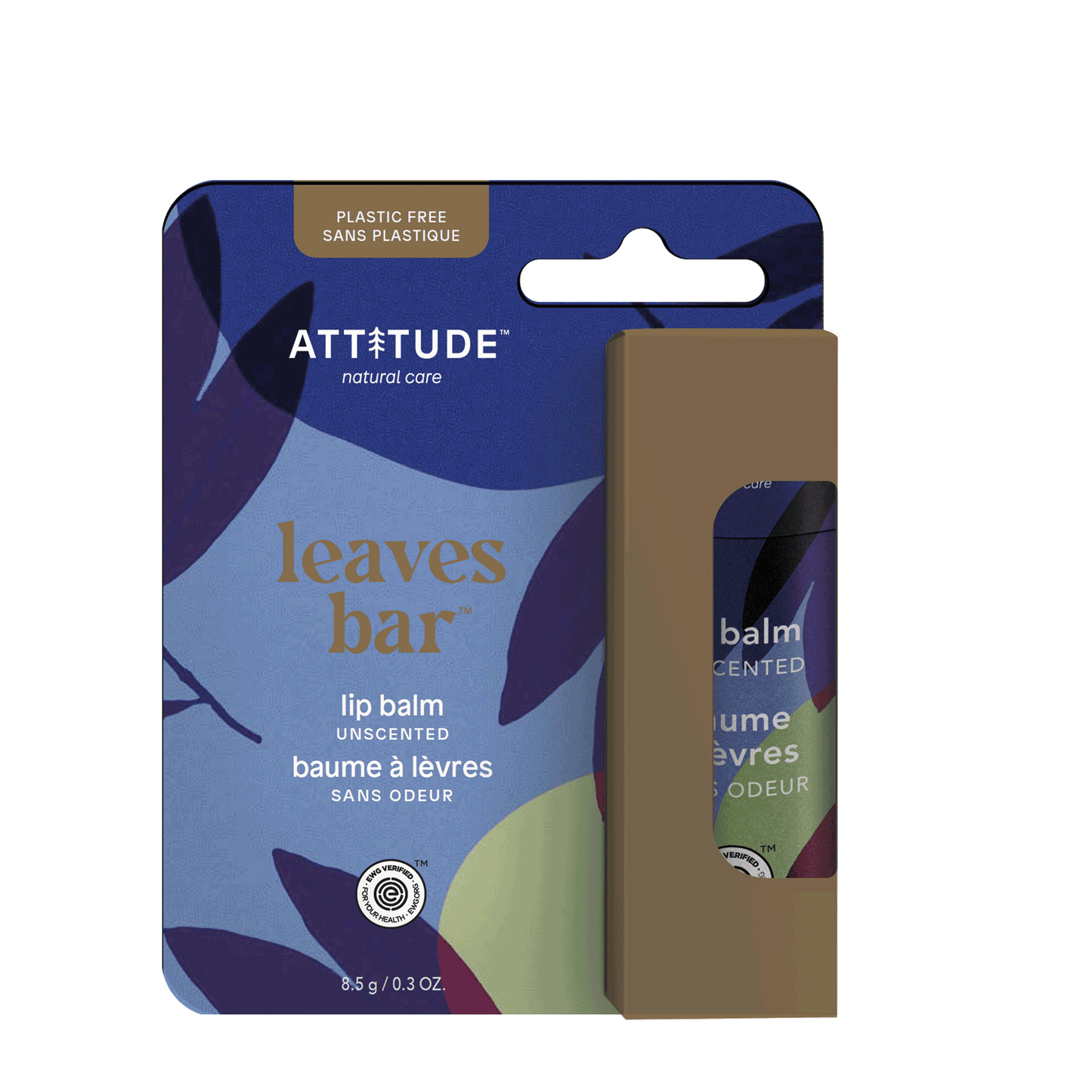 Attitude Lip Balm - Unscented, 8.5g