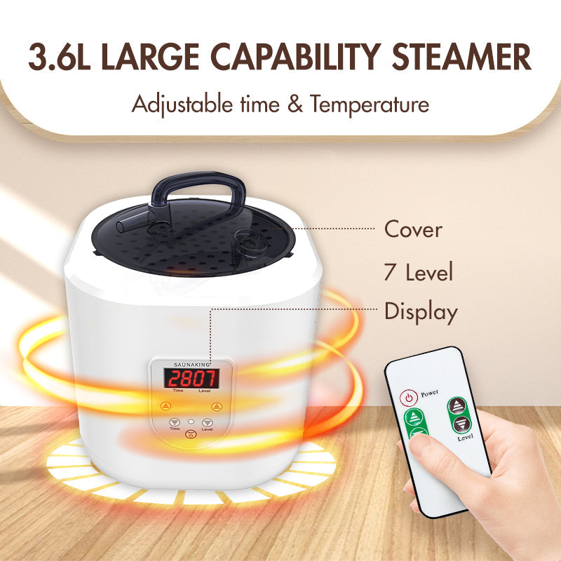 Blisspod | Portable | Personal Full Body 60 Min Rapid Steam Sauna | Pentagonal | Grey | Powerful 1600 Watts | 3.6L Stronger Steamer | 90X90X190cm