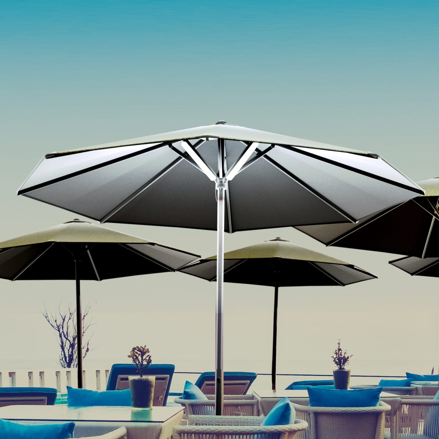 Banana<br> Portable LED Lightbulb for Umbrella