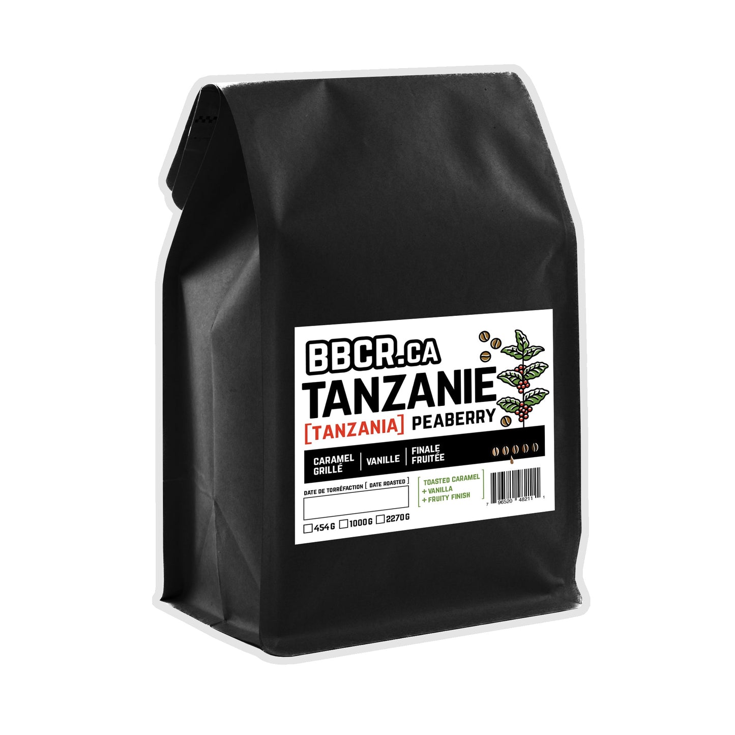Tanzanie - peaberry, origine unique