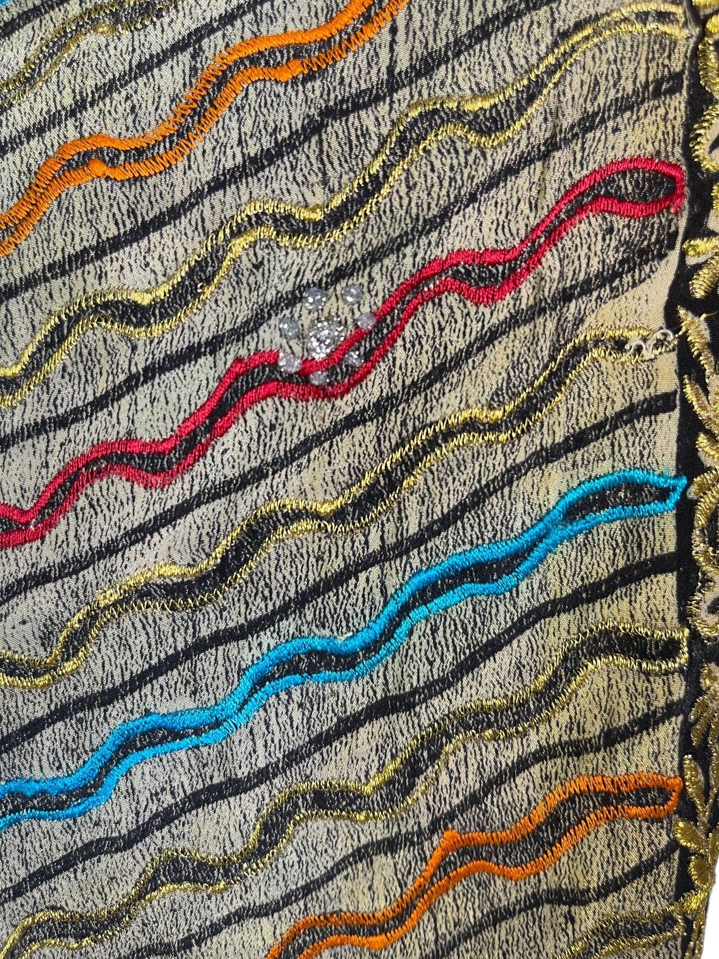 PRC6713 Avatar Pure Silk Midi Length Kaftan